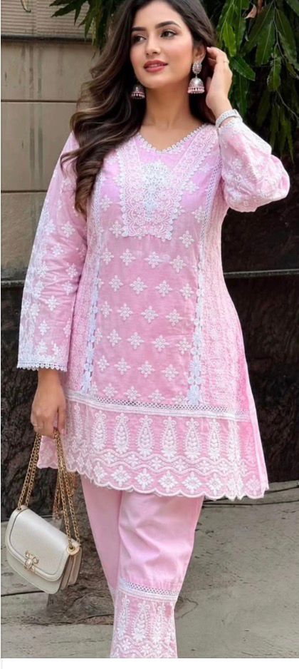 Mul Cotton Chikankari Coord Set - SC0014