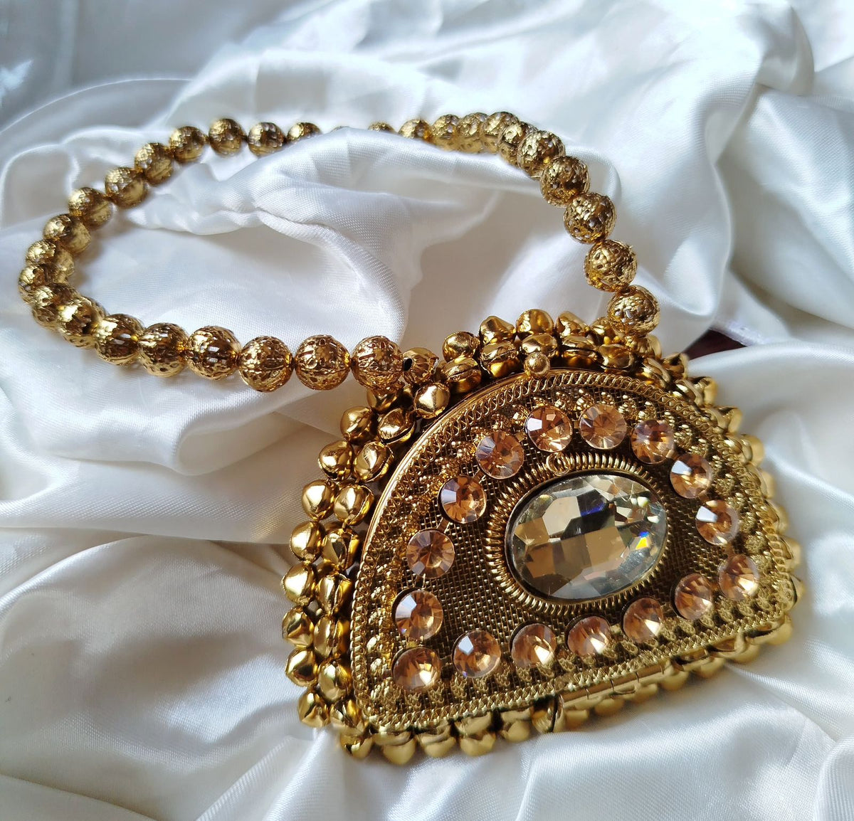 Mini Metal Moon bag