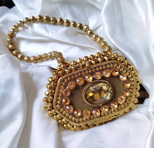 Mini Metal Ghunghroo Bag
