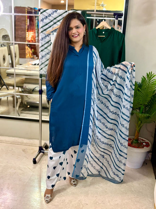 Hania Inspired 3Pc Suit - SC041