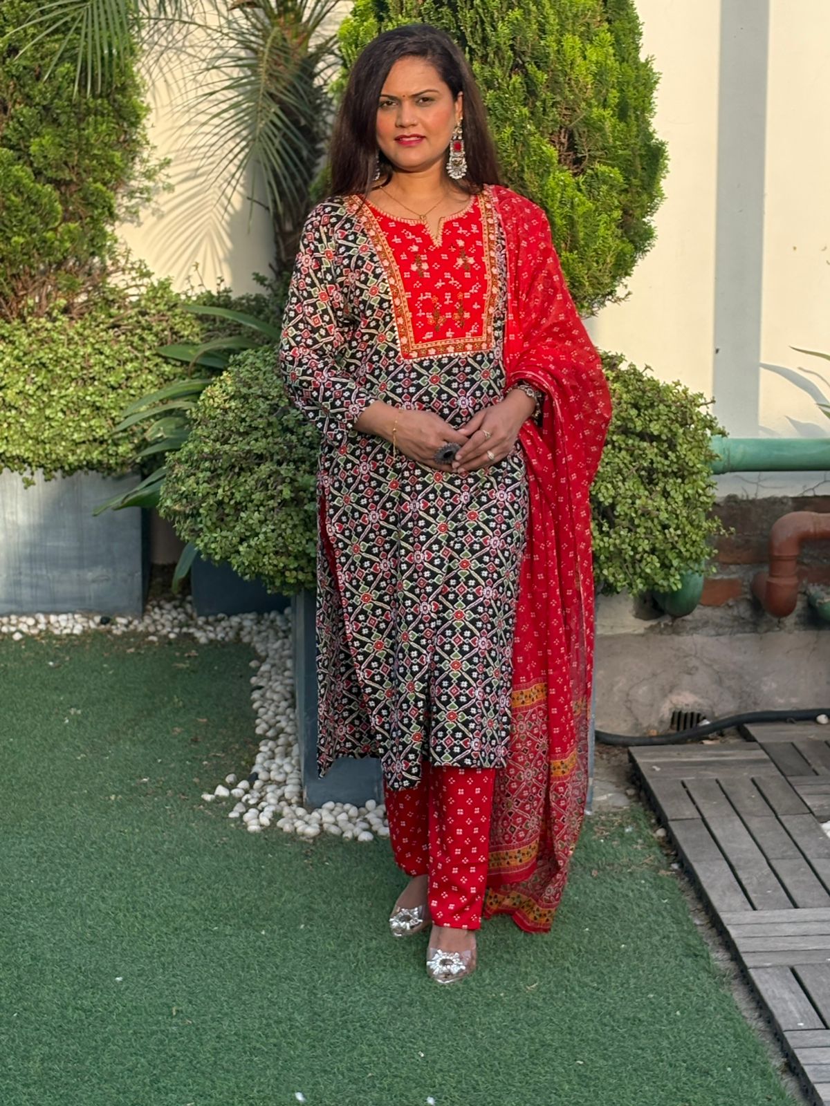 Pure Cotton Patola Suit - SC039