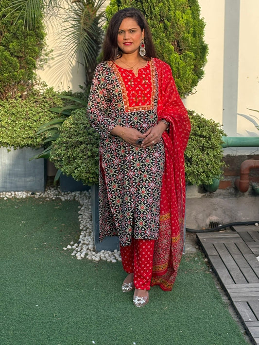 Pure Cotton Patola Suit - SC039