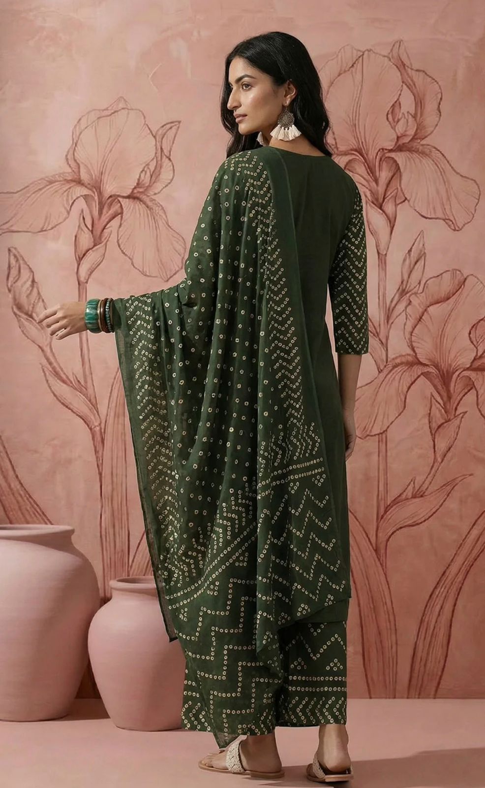 Bandhani Suit Cotton - SC038