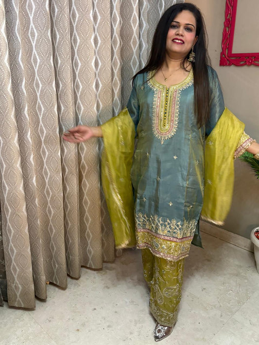 Party wear 3pc Suit - SC044