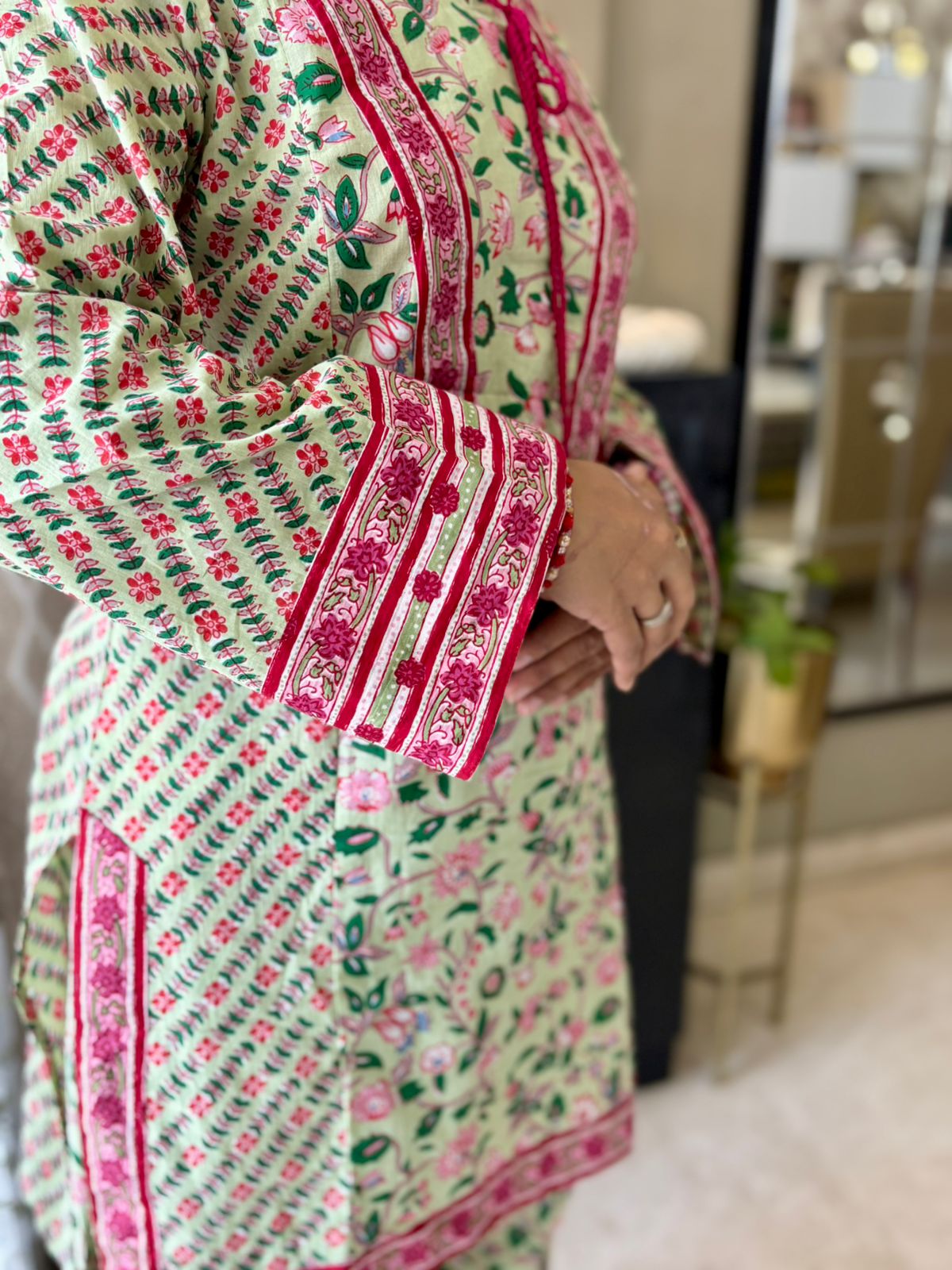 Farshi Salwar in Printed Cotton Fabric - SC0017
