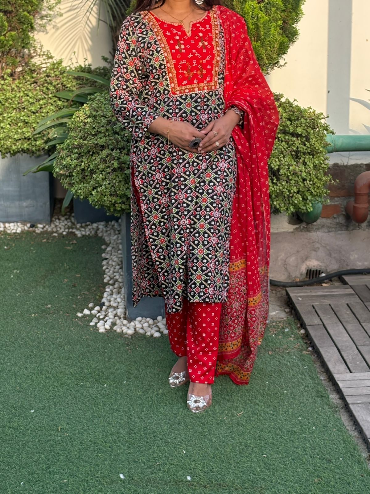 Pure Cotton Patola Suit - SC039