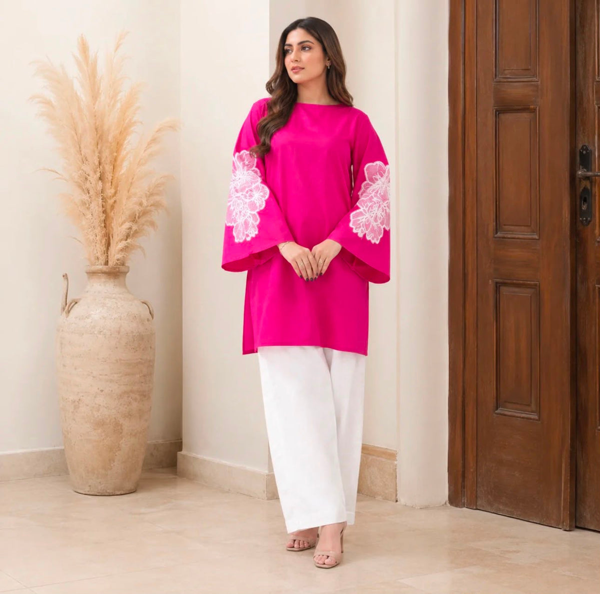 Candy Pink Farshi Coord Set - SC040