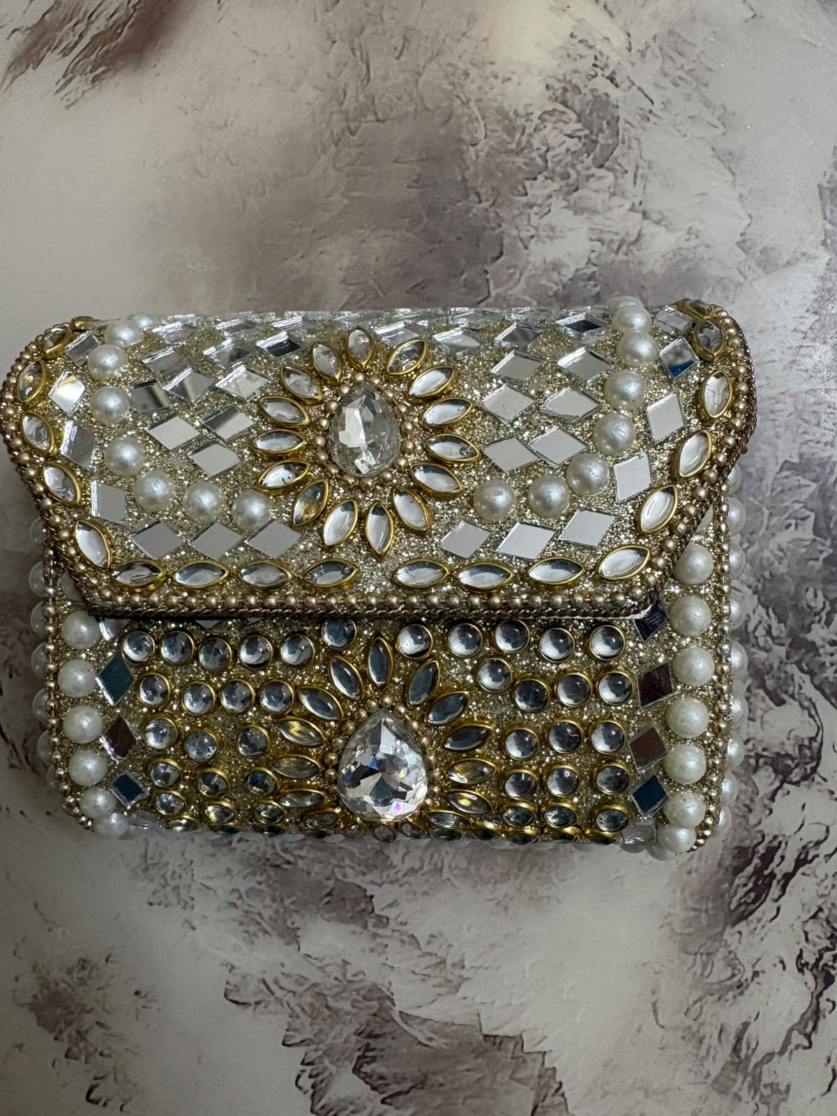 Kundan Clutch Bag