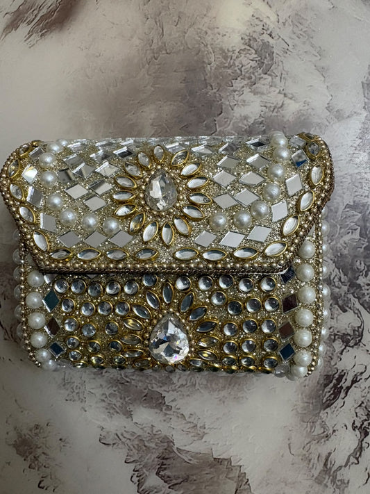 Kundan Clutch Bag